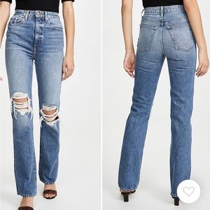 Khaite Danielle Hi-Rise Stovepipe Jeans